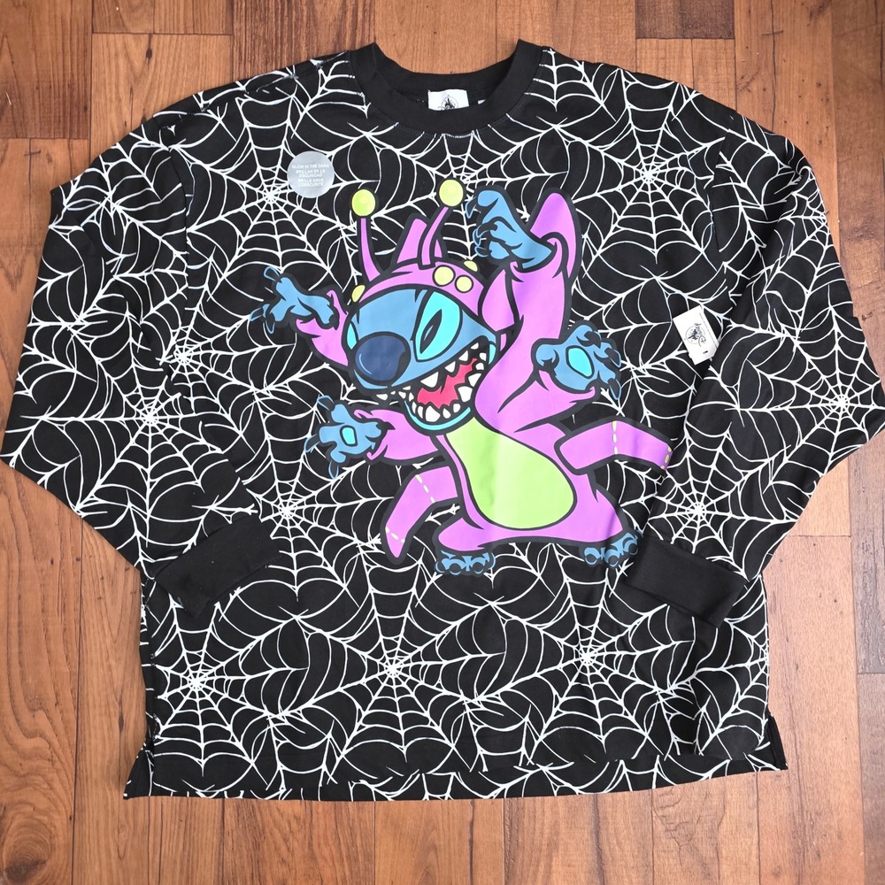 NWT‎ Walt Disney World Stitch Halloween Long Sleeve Shirt (Spirit Jersey Like)